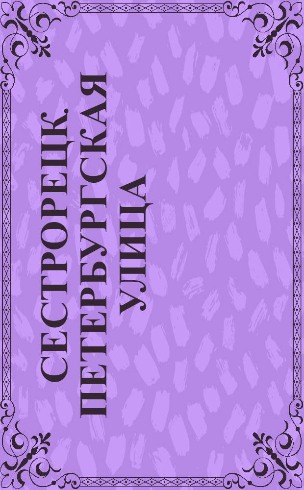 Сестрорецк. Петербургская улица = Sestrorezk. La rue de Pétersbourg