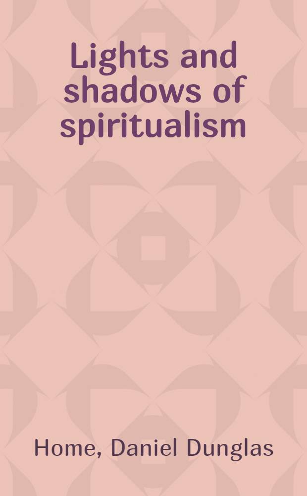 Lights and shadows of spiritualism