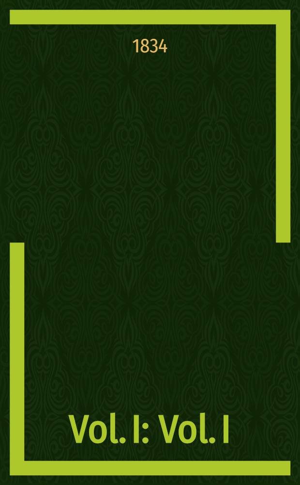 Vol. I : Vol. I