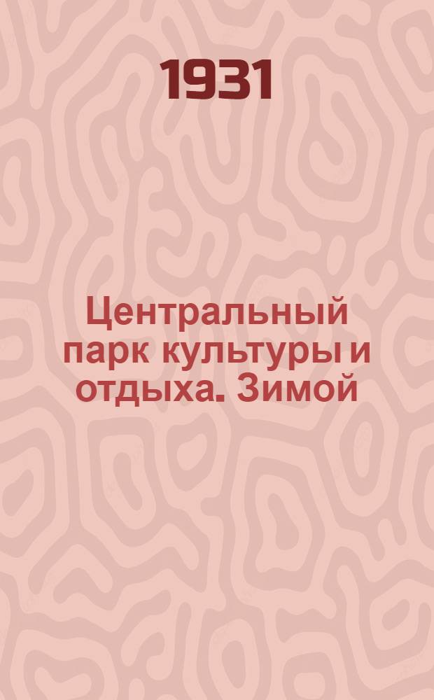 Центральный парк культуры и отдыха. Зимой : Плакат