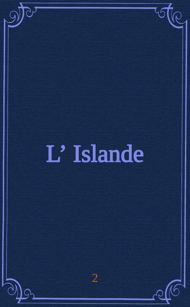 L’ Islande