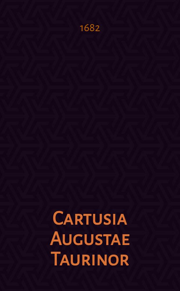 Cartusia Augustae Taurinor