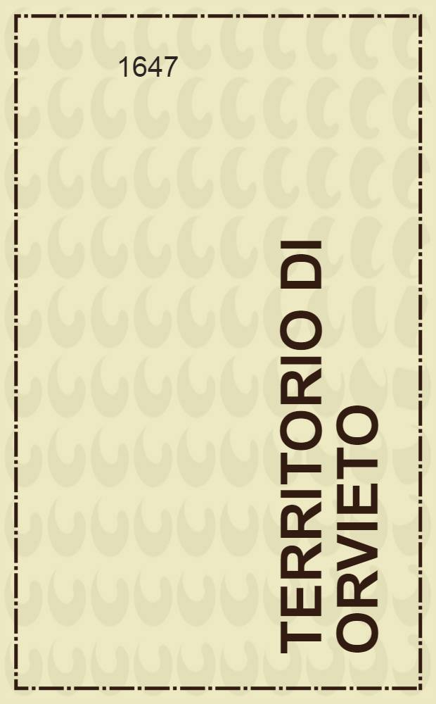 Territorio di Orvieto