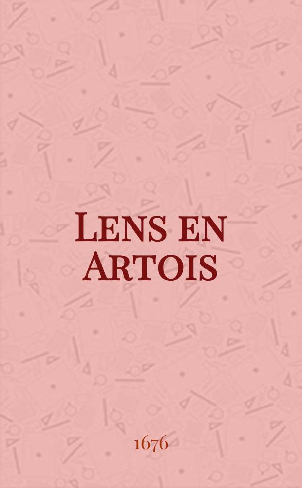 Lens en Artois