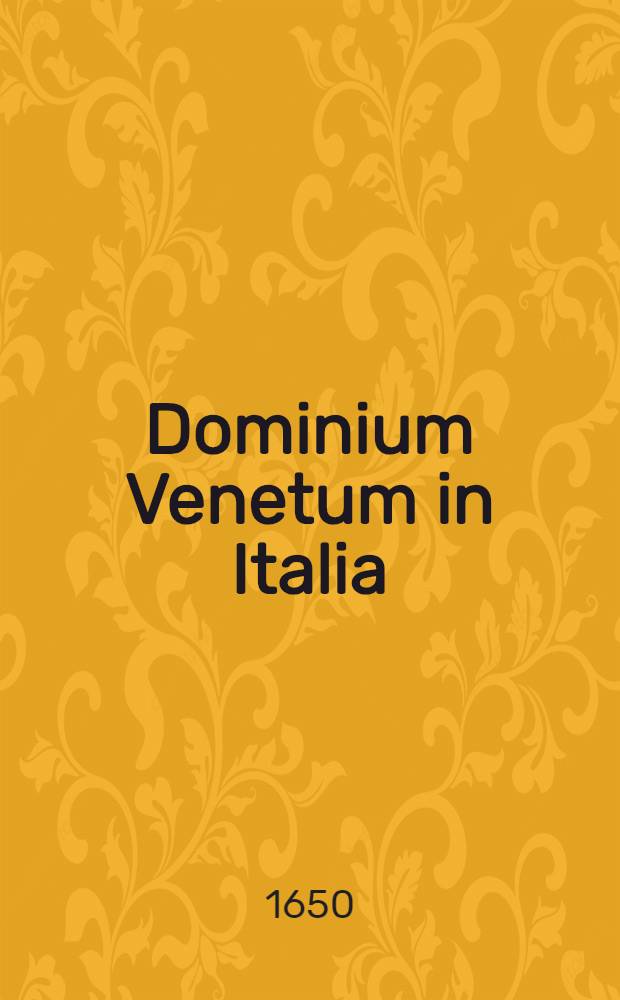 Dominium Venetum in Italia