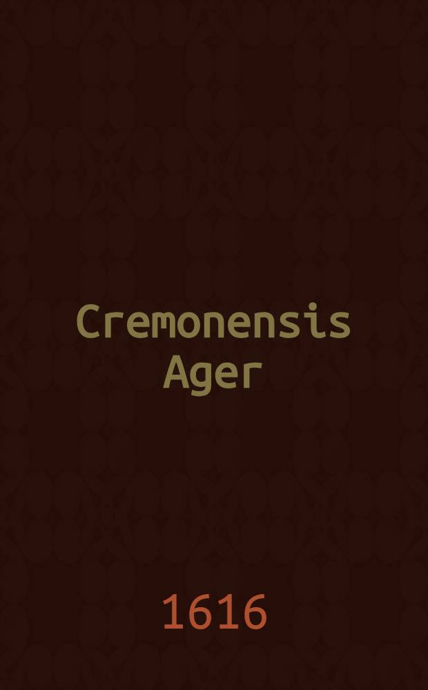 Cremonensis Ager