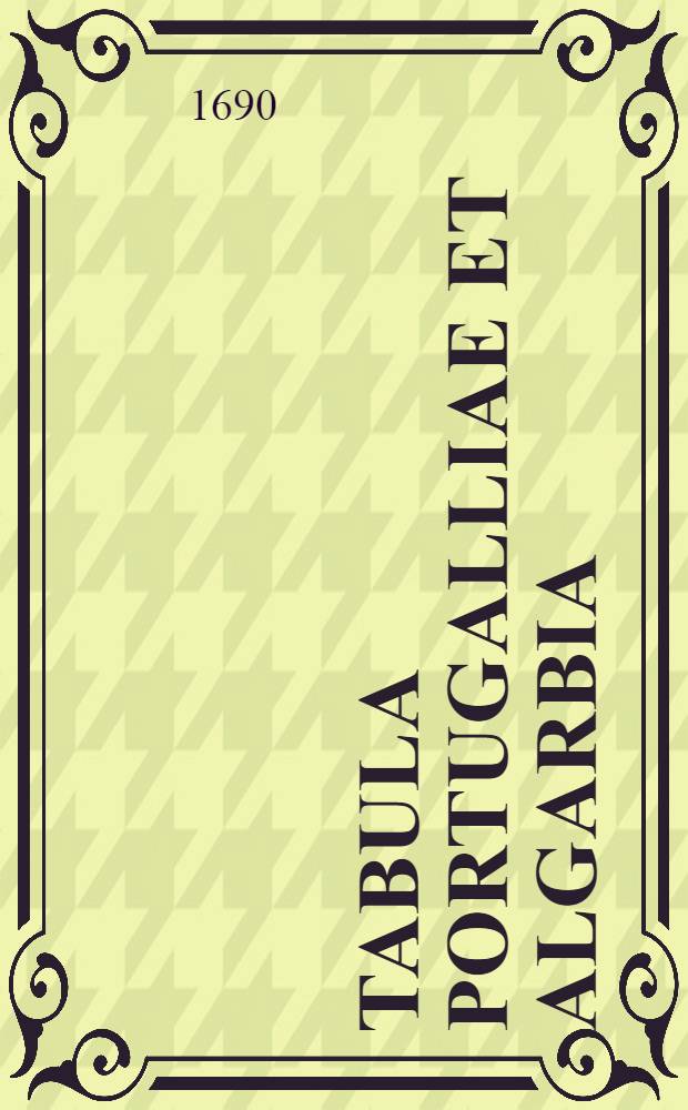Tabula Portugalliae et Algarbia