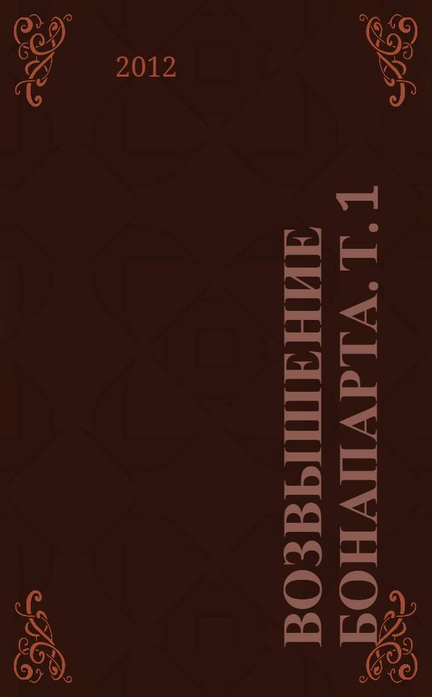 Возвышение Бонапарта. Т. 1 : Происхождение брюмерского консульства