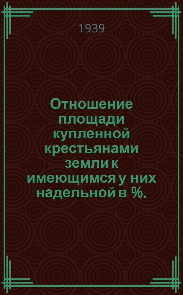 Отношение площади купленной крестьянами земли к имеющимся у них надельной в %. : Карта уездов Таврической губернии