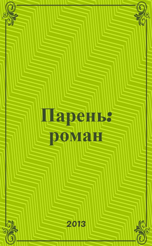 Парень : роман