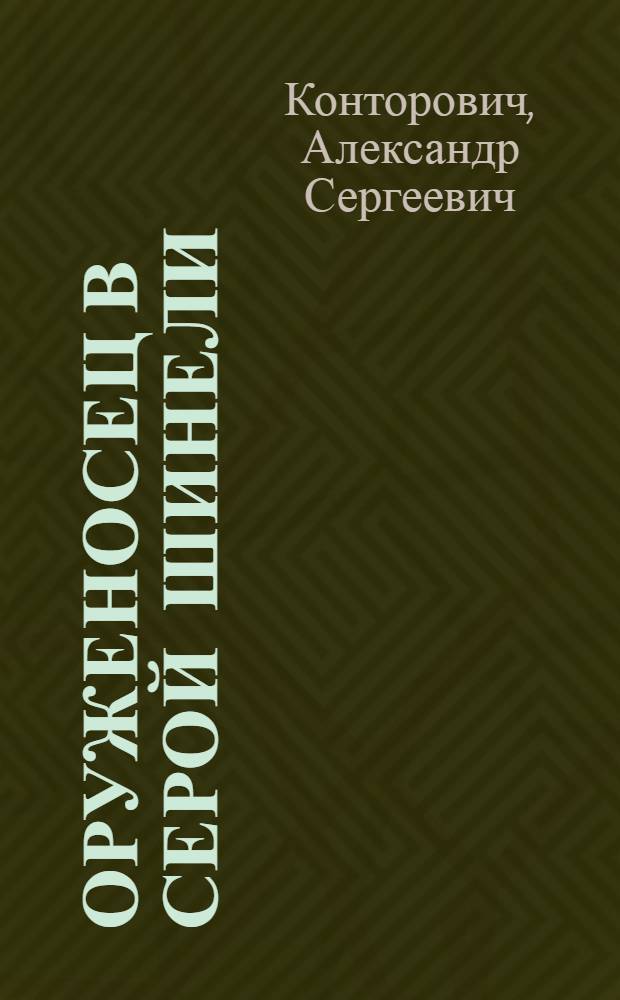 Оруженосец в серой шинели : роман