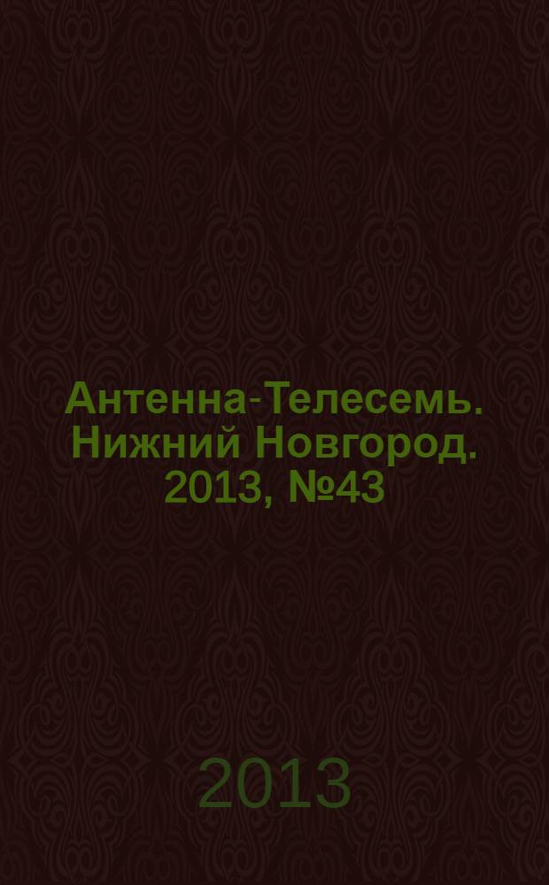 Антенна-Телесемь. Нижний Новгород. 2013, № 43