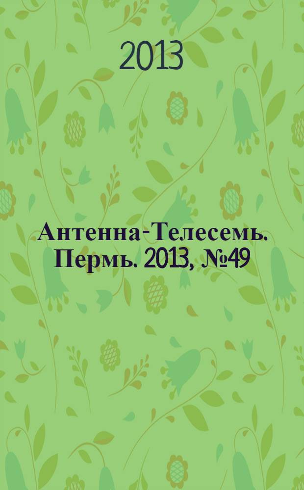 Антенна-Телесемь. Пермь. 2013, № 49 (682)