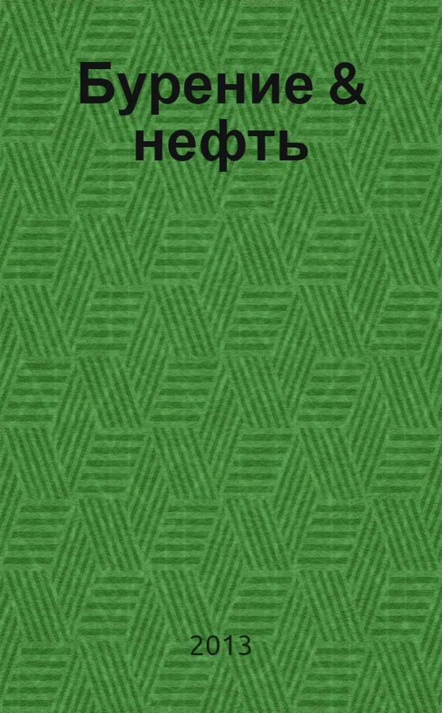 Бурение & нефть : Специализир. журн. 2013, 12