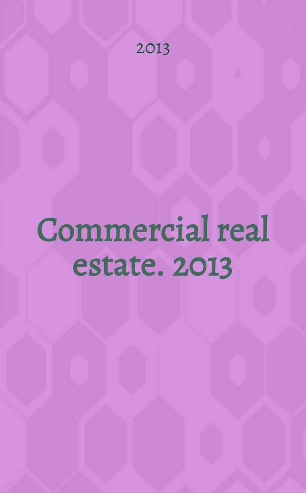 Commercial real estate. 2013/2014, № 24/1 (222)