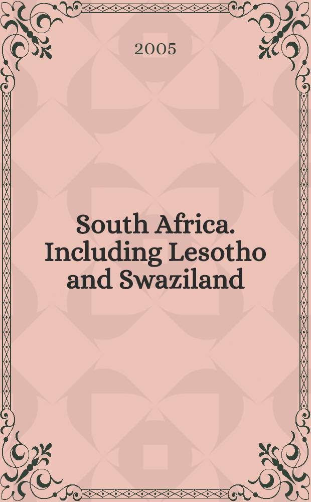 South Africa. Including Lesotho and Swaziland