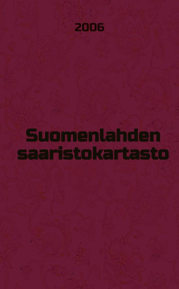 Suomenlahden saaristokartasto = Atlas over Finska viken skargard. 1880 : Uusintapainos K.G. Ekebomin merikartoista Viipurista Hankoon