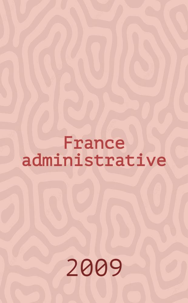 France administrative : Carte illustree avec des legendes : Materiel pour les cours de francais
