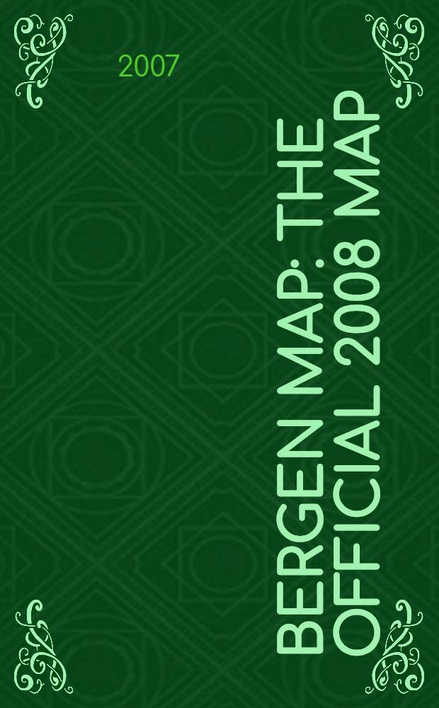 Bergen Map : The official 2008 map