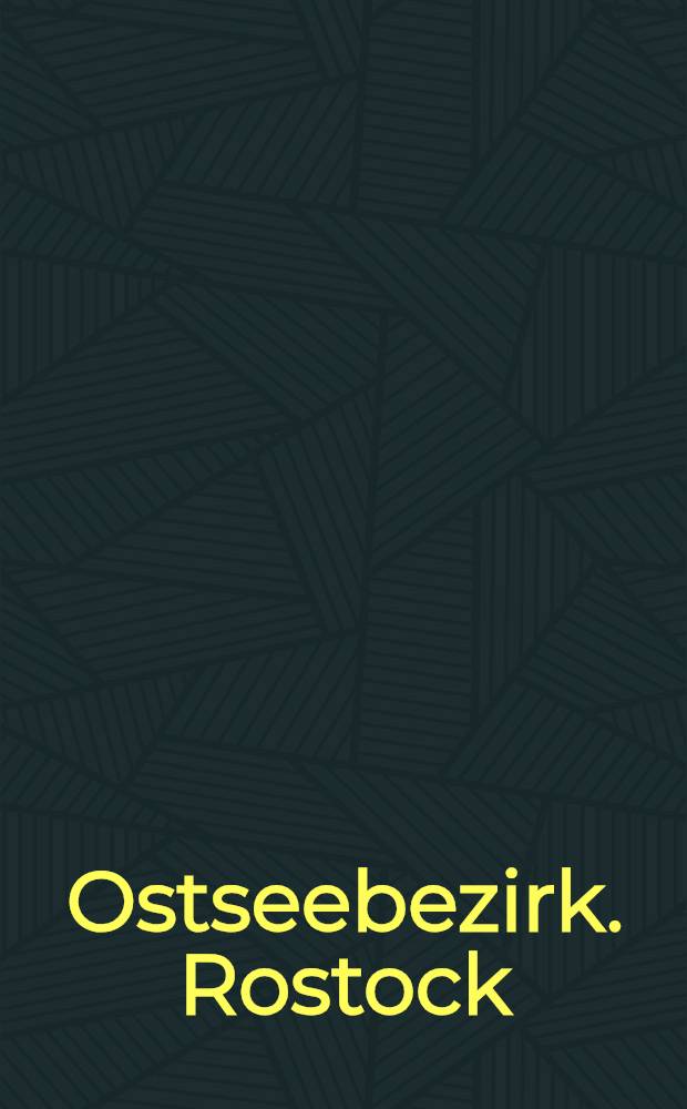 Ostseebezirk. Rostock
