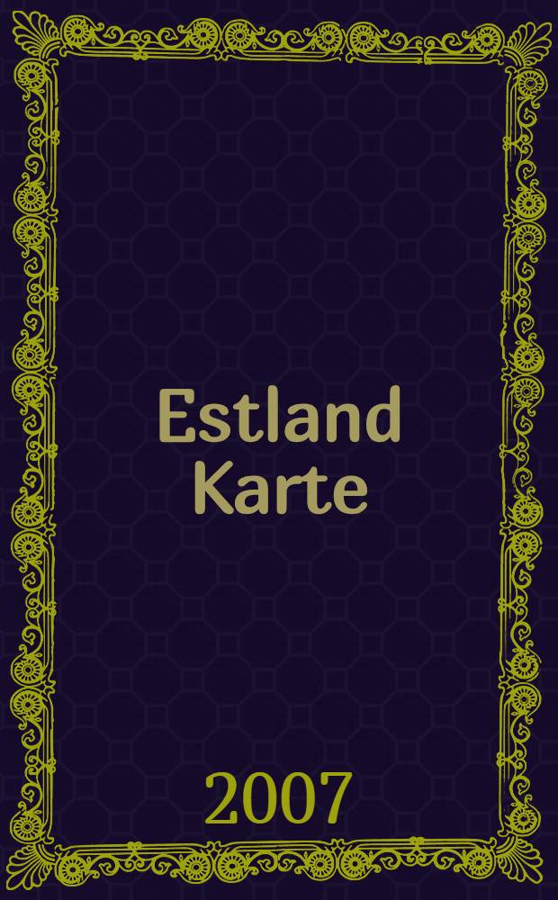Estland Karte