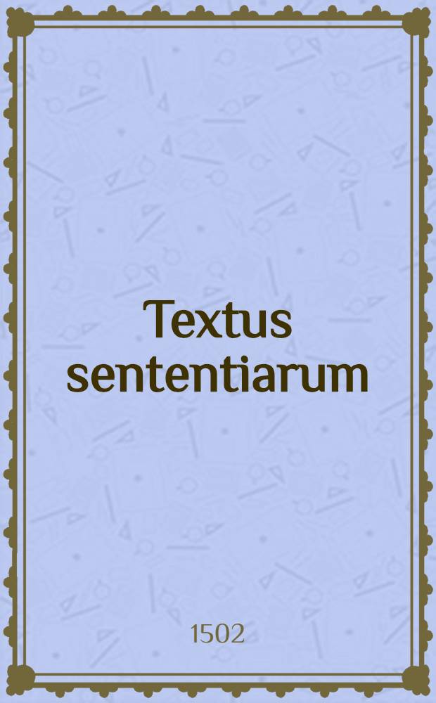 Textus sententiarum