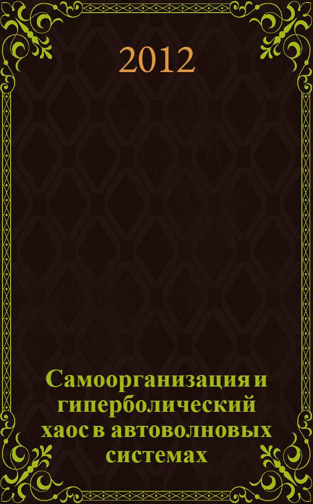 Самоорганизация и гиперболический хаос в автоволновых системах : автореф. дис. на соиск. уч. степ. д. ф.-м. н. : специальность 05.13.18 <Математическое моделирование, численные методы и комплексы программ>