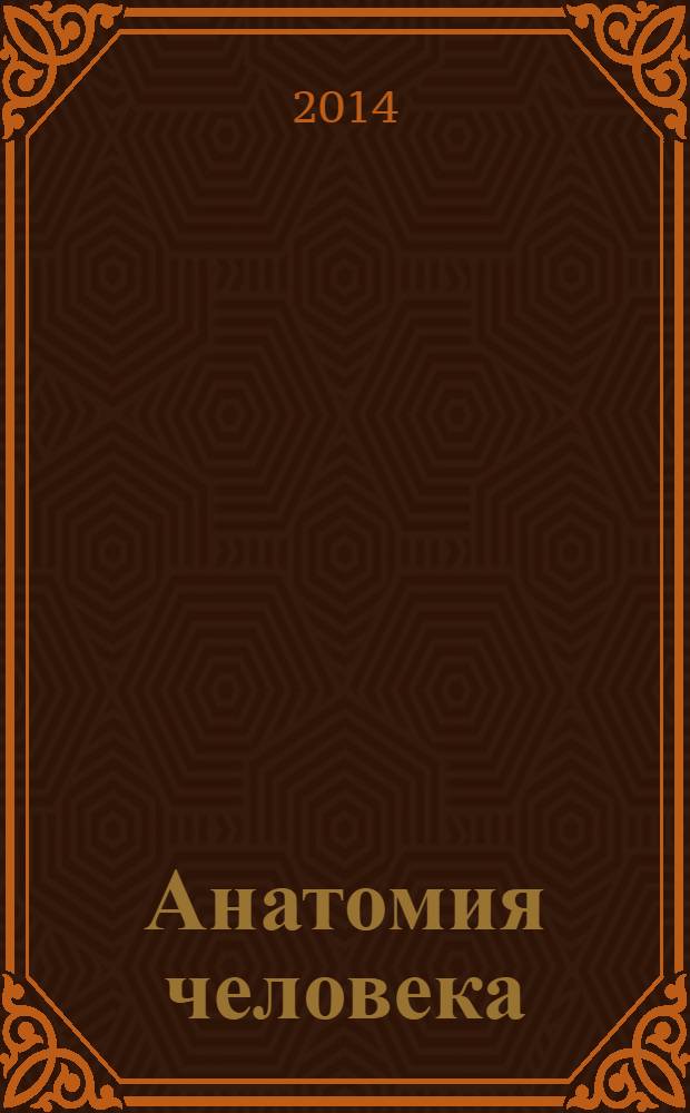 Анатомия человека : учебник для студентов учреждений высшего профессионального образования, обучающихся по специальности 31.05.01 "Лечебное дело" и 31.05.02 "Педиатрия" по дисциплине "Анатомия"; по специальности 32.05.01 "Медико-профилактическое дело" по дисциплине "Анатомия человека. Топографическая анатомия" в 2 т. Т. 1