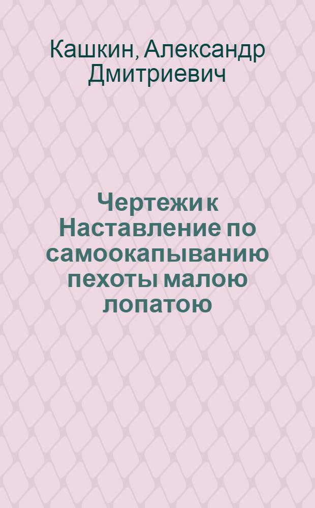 Чертежи к Наставление по самоокапыванию пехоты малою лопатою : приказ по Военному Ведомству 1881 года, 201 : с приложением кратких сведений о войсковом шанцевом инструменте и заготовлении материалов