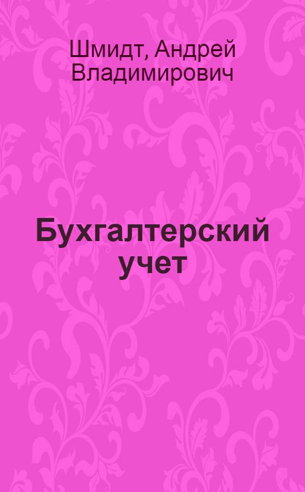 Бухгалтерский учет : учебное пособие