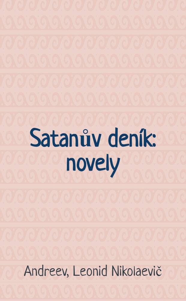 Satanův deník : novely