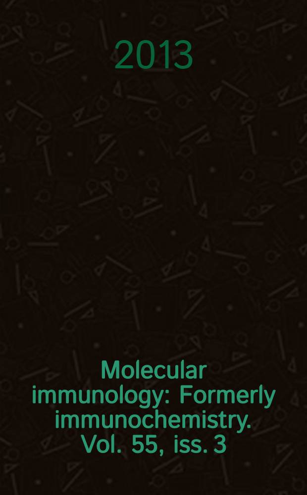 Molecular immunology : Formerly immunochemistry. Vol. 55, iss. 3/4
