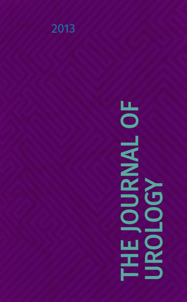The Journal of urology : Offiс. organ of the Amer. urological assoc. Vol. 189, № 6