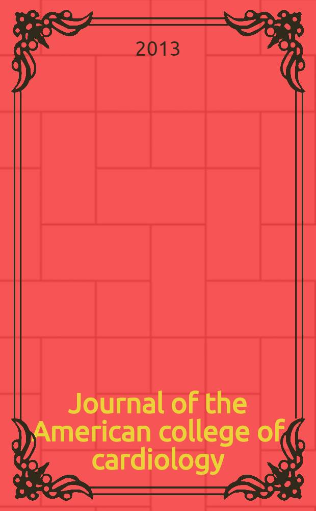 Journal of the American college of cardiology : JACC. Vol. 62, № 12