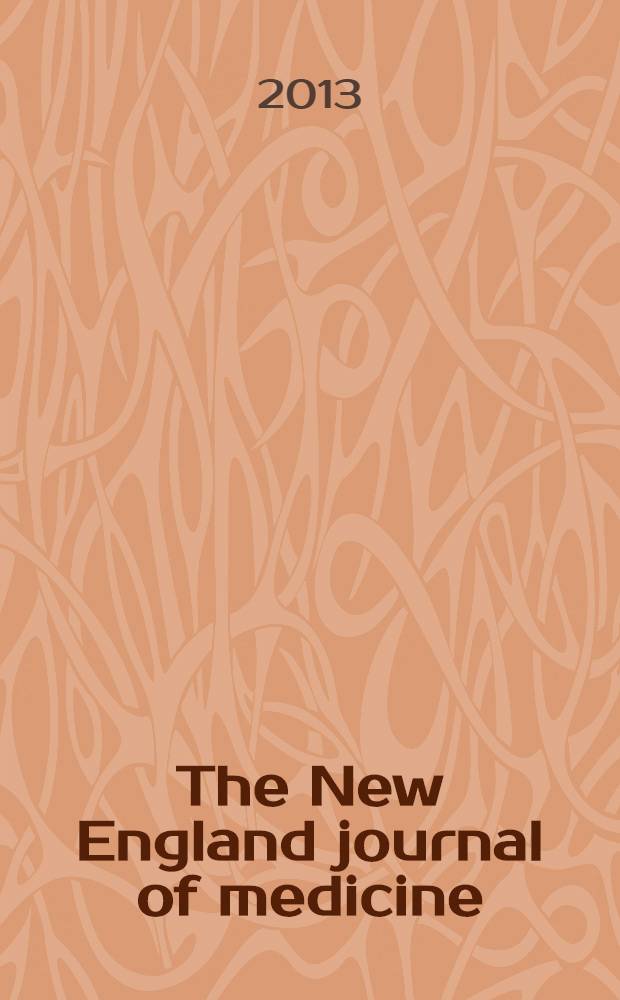 The New England journal of medicine : Formerly the Boston medical a. surgical journal. Vol. 369, № 14