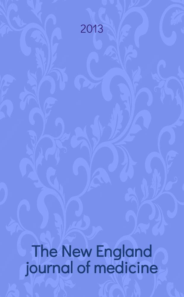 The New England journal of medicine : Formerly the Boston medical a. surgical journal. Vol. 369, № 15