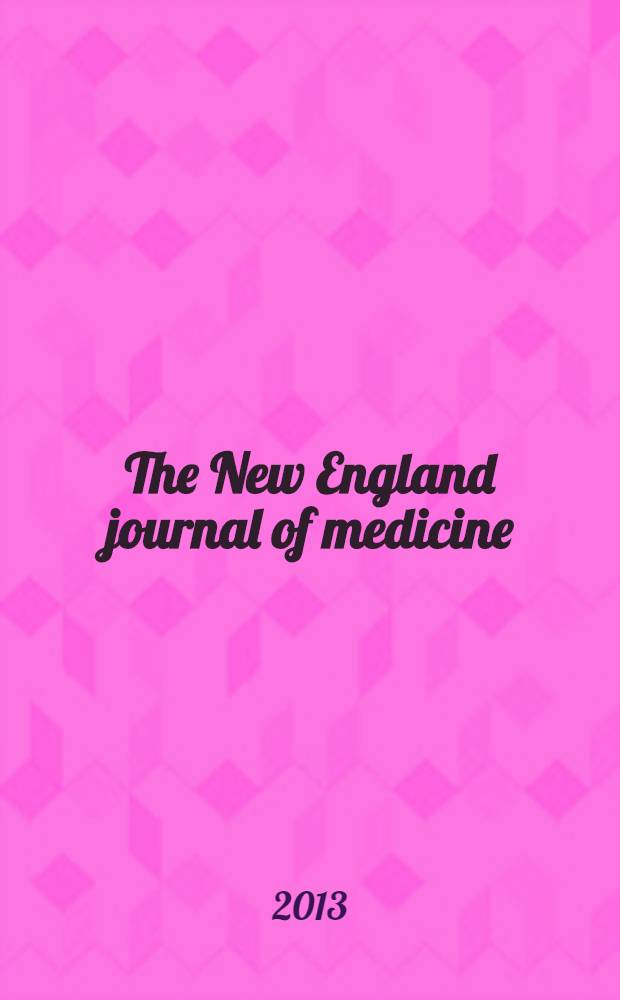 The New England journal of medicine : Formerly the Boston medical a. surgical journal. Vol. 369, № 16