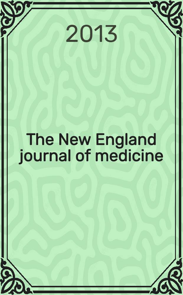 The New England journal of medicine : Formerly the Boston medical a. surgical journal. Vol. 369, № 22