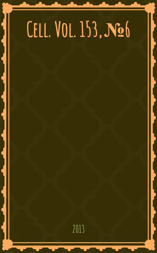 Cell. Vol. 153, № 6