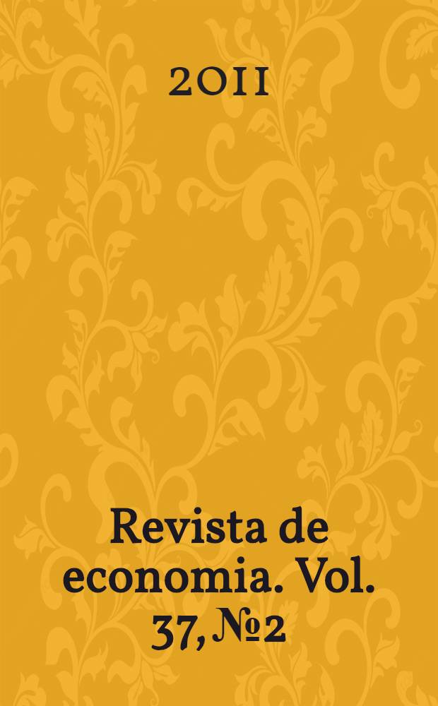 Revista de economia. Vol. 37, № 2