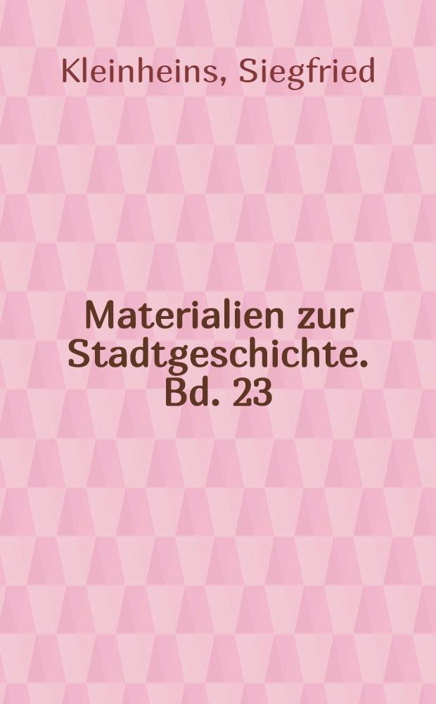 Materialien zur Stadtgeschichte. Bd. 23 : Pforzheims verlorene Söhne und Töchter = Пфорцхейм, город потерянных сыновей и дочерей