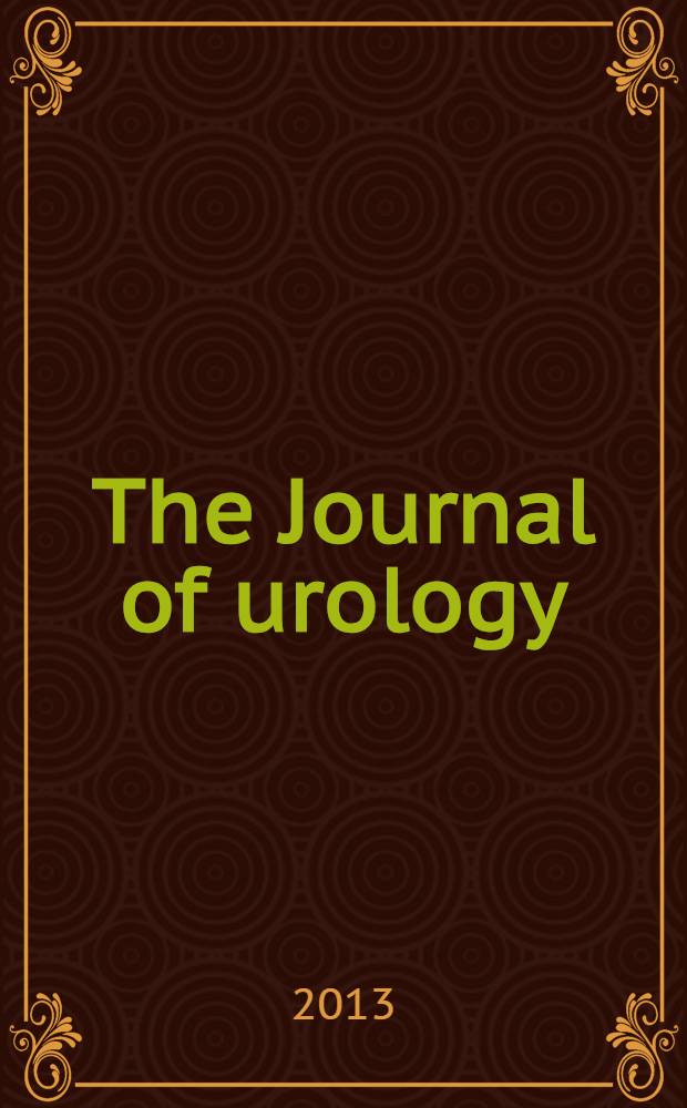 The Journal of urology : Offiс. organ of the Amer. urological assoc. Vol. 190, № 4 (pt. 1)