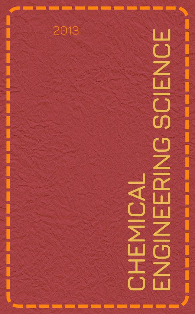 Chemical engineering science : Génie chimique. Vol. 99