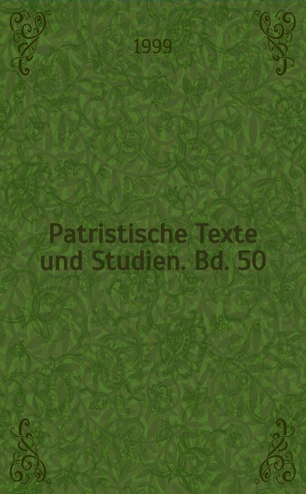 Patristische Texte und Studien. Bd. 50 : Kirche bei Pelagius