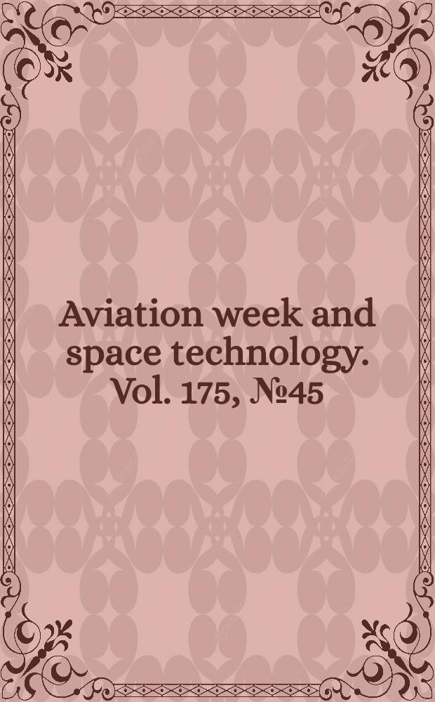 Aviation week and space technology. Vol. 175, № 45 : 2013/2014