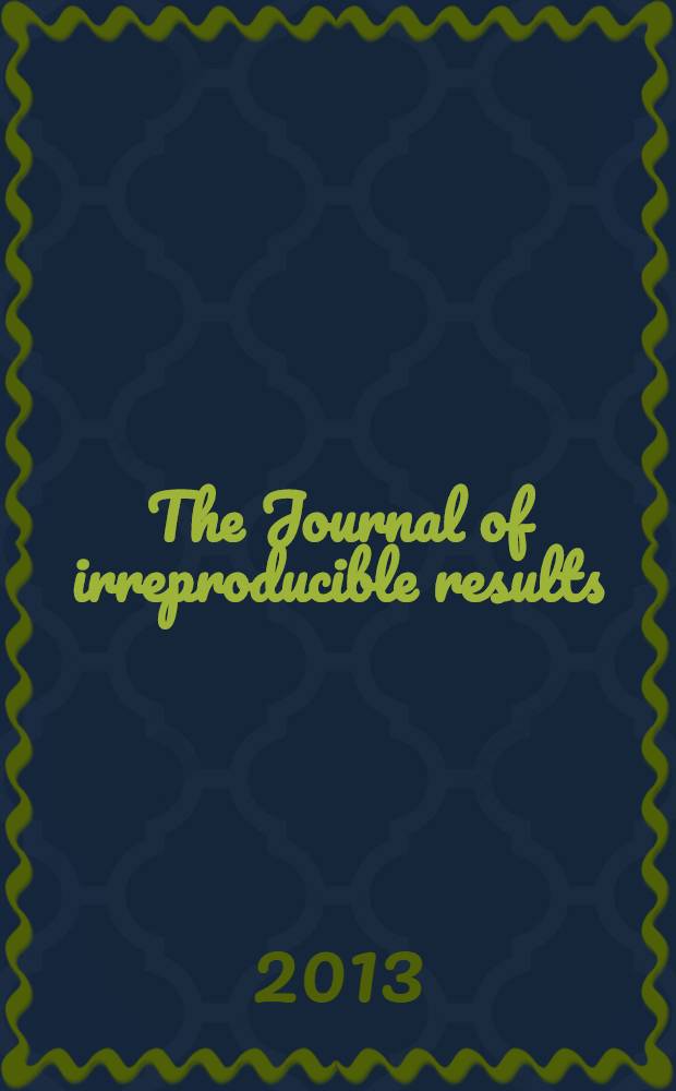 The Journal of irreproducible results : J.I.R. Vol. 52, № 2
