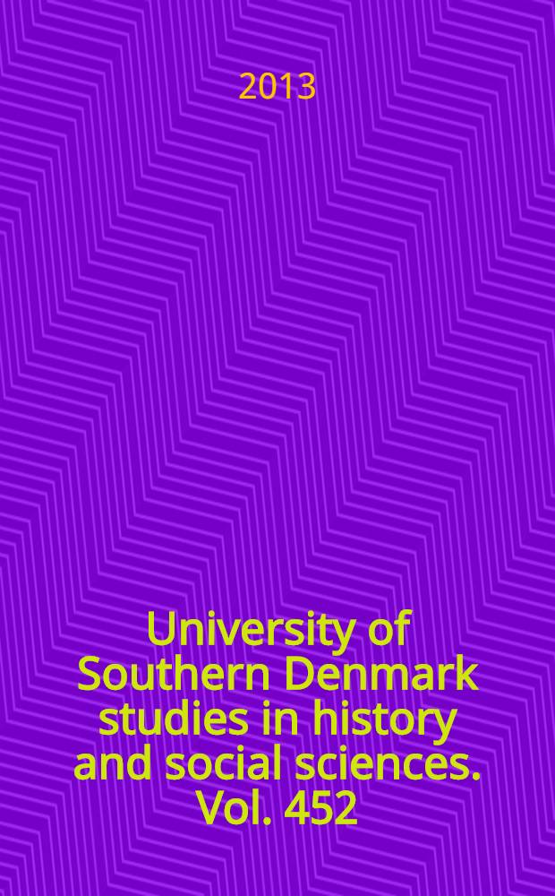 University of Southern Denmark studies in history and social sciences. Vol. 452 : Rock i Danmark = Рок в Дании: исследования в популярной музыке с 1950 до рубежа тысячелетия