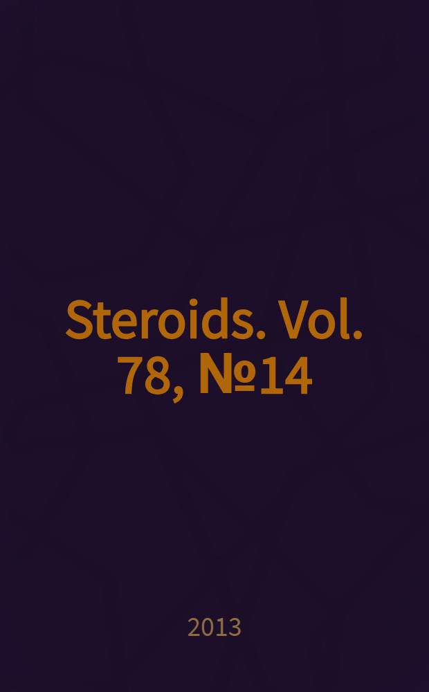Steroids. Vol. 78, № 14