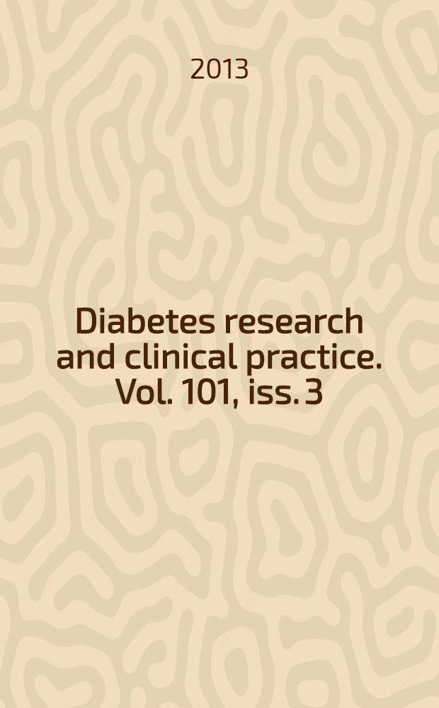 Diabetes research and clinical practice. Vol. 101, iss. 3