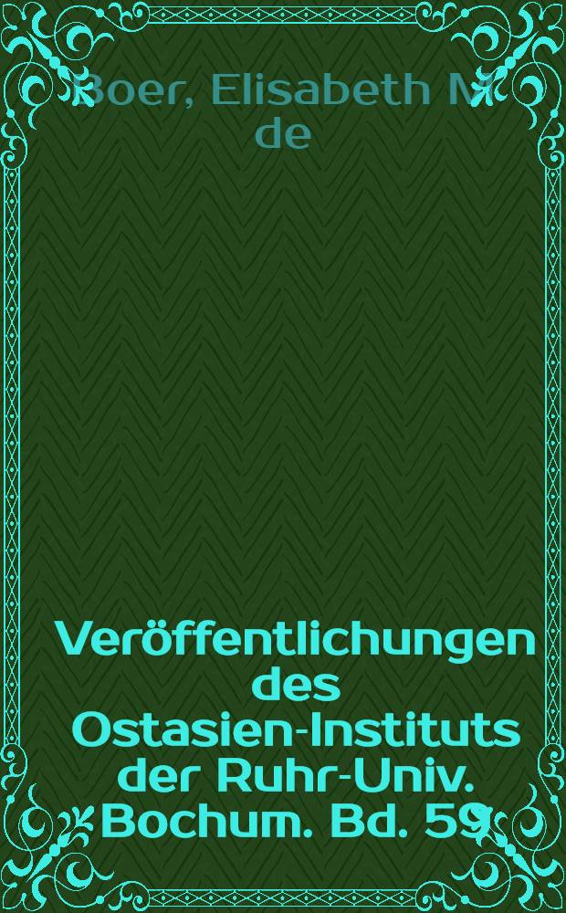 Veröffentlichungen des Ostasien-Instituts der Ruhr-Univ. Bochum. Bd. 59 : The historical development of Japanese tone = Историческое развитие японского тона.